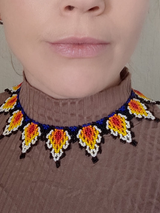 Colombian artisanal beaded necklace