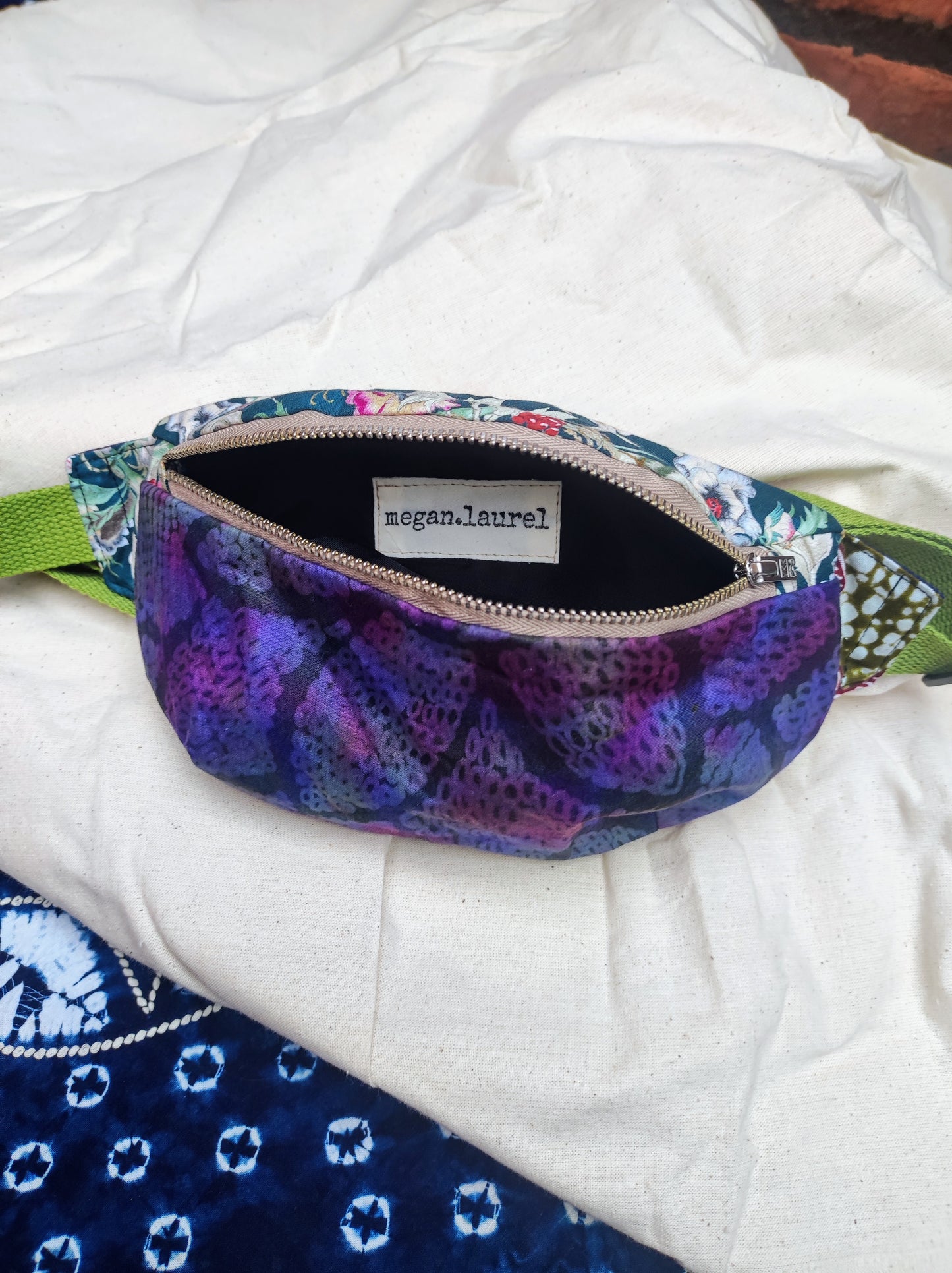 Fabric Scraps Bum Bag